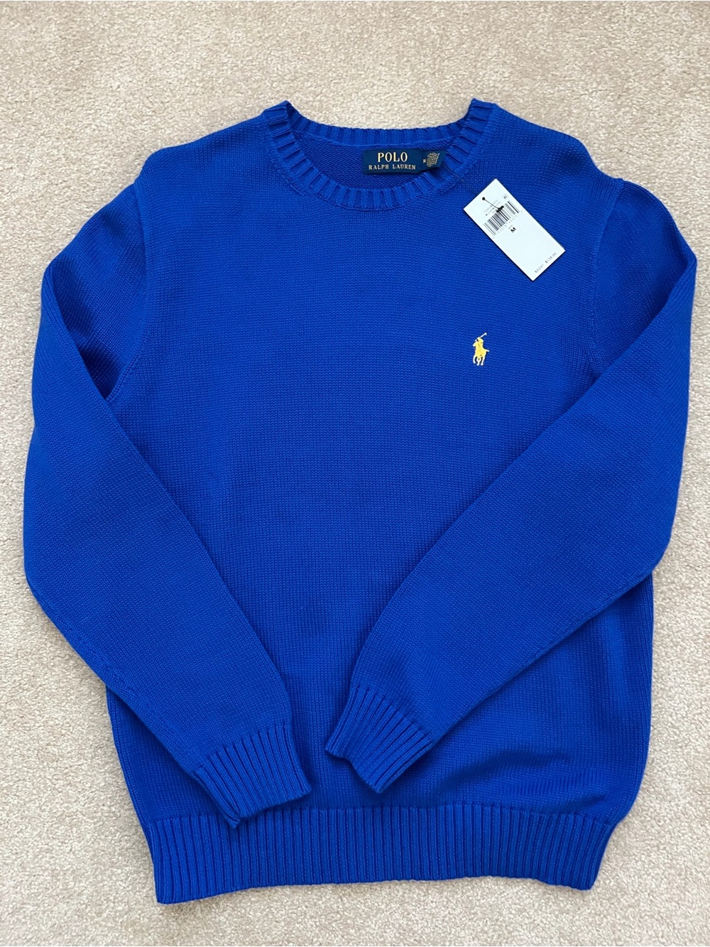 Ralph Lauren Men's Blue Crewneck Sweater
